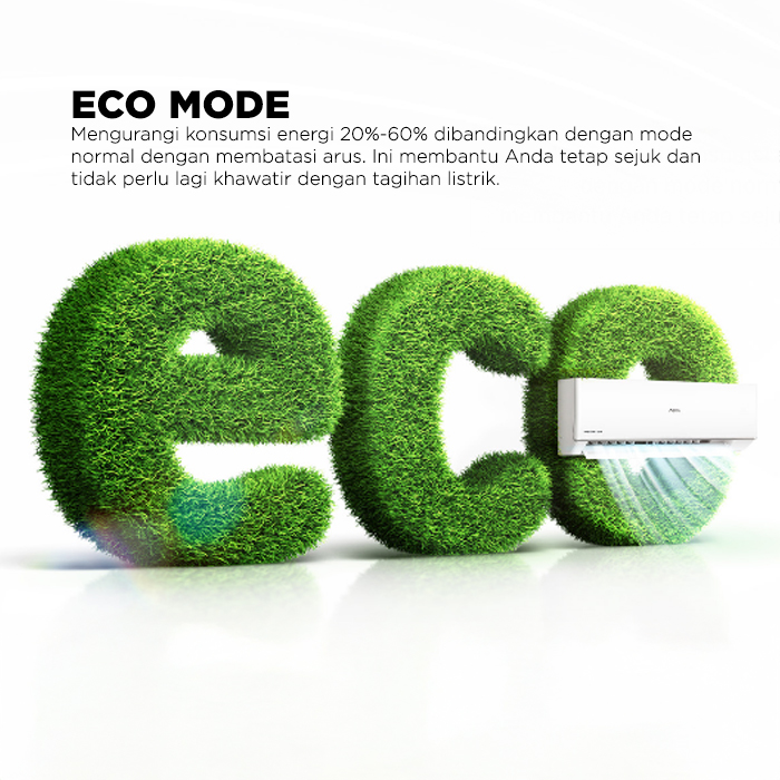 Aqua AC Split 1/2 PK Inverter Clean Cool Smart - AQA-KCR5VQC(L)